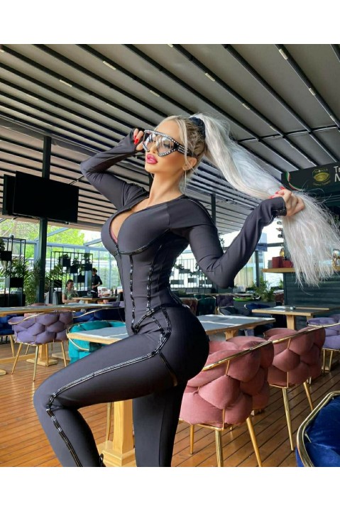 Salopeta superba neagra XS/S