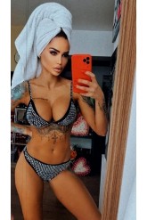 Costum de baie cu paiete S