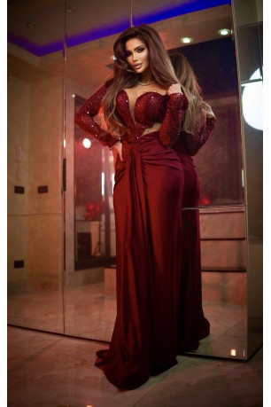 Rochie de ocazie cu efect spectaculos S/ M