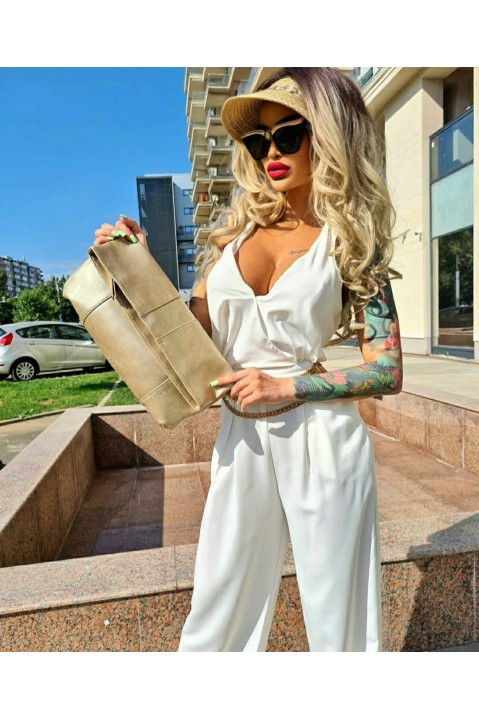 Salopeta alba de vara superba