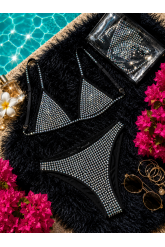 Luxury Riviera Crystal Bikini – Black Diamond Collection