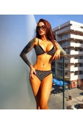 Costum de baie cu paiete S