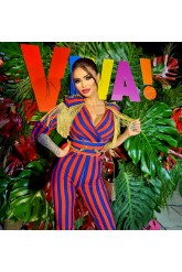 Salopeta eleganta care te face mai inalta cu epoleti